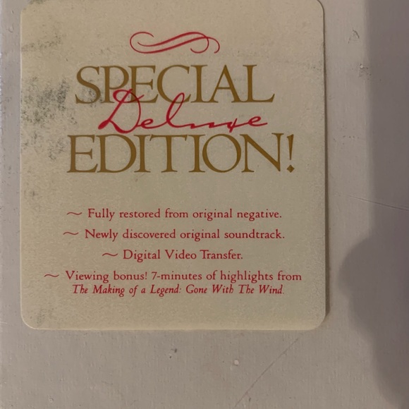 Gone With the Wind Special Deluxe Edition VHS sealed 1992 Vintage Rare - Picture 4 of 4